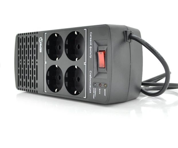 Стабилизатор напряжения релейный Europower EPX-804 800VA 400W, input:184~276V, output:220V&amp;plusmn;10%, 4 SHUKO, Q12 EPX-804 фото