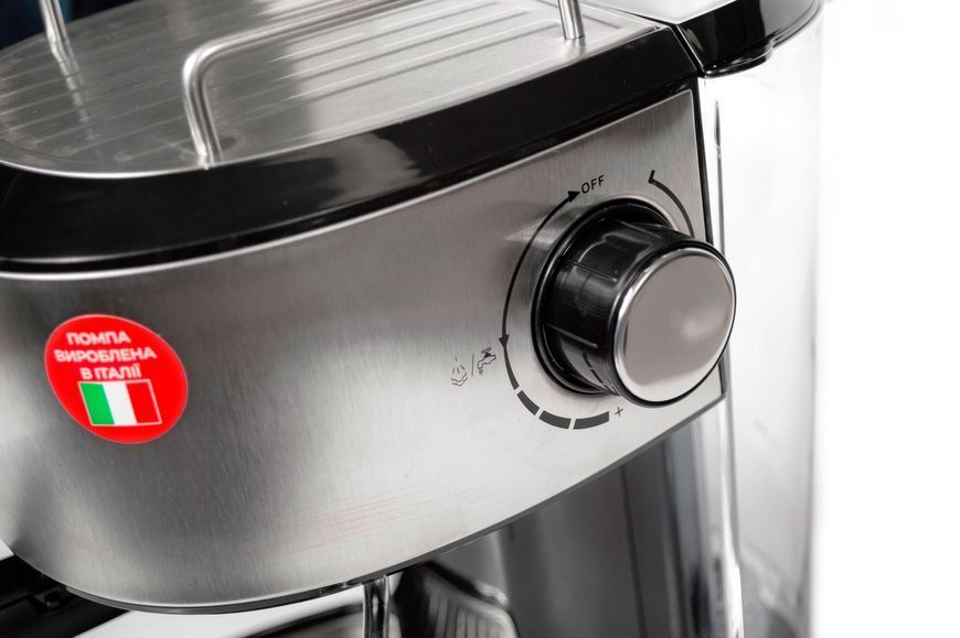 Кавоварка Еспрессо ріжкова H&ouml;lmer HCM-105 тиск помпи 15 бар. з двома кавовими фільтрами HCM-105  фото