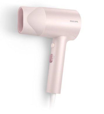 Фен Philips 3000 Series, 1600Вт, 2 режими, іонізація, рожевий BHD321/50 фото