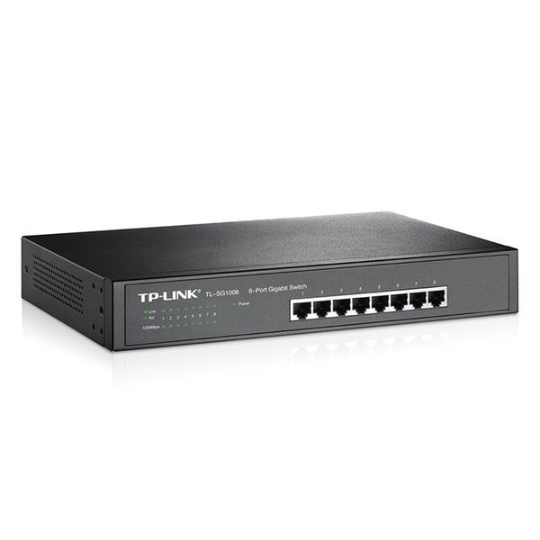Комутатор TP-Link TL-SG1008 8-портовий гігабітний некерований 144839 фото