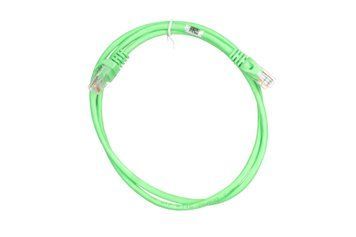 Патч-корд 2E САТ 5e, UTP, 1м, 26AWG, RJ45, 7/0.16, Cu, PVC, зеленый 2E-PC5ECOP-100GRN фото