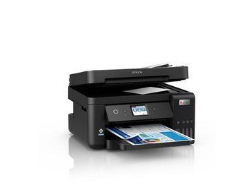 БФП ink color A4 Epson EcoTank L6290 33_20 ppm Fax ADF Duplex USB Ethernet Wi-Fi 4 inks Black Pigment C11CJ60406 фото