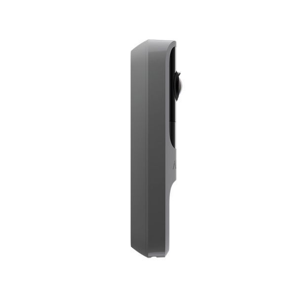 Відеодзвінок Ajax DoorBell grey з вбудованим штучним інтелектом, ІЧ-сенсором та керуванням у застосунках 303116 фото