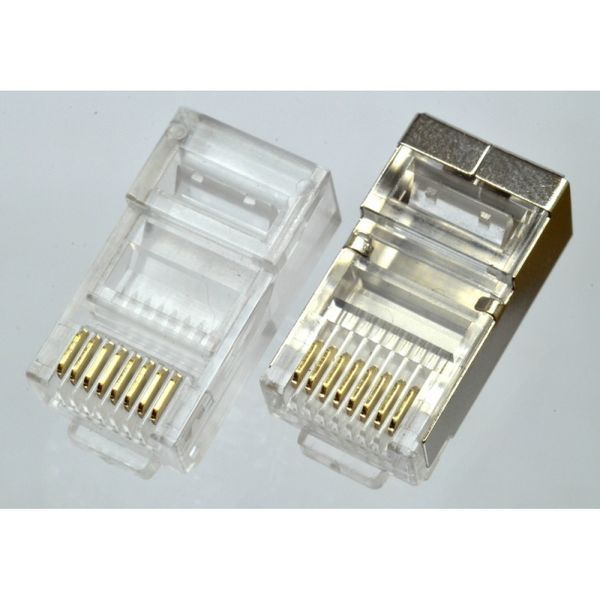Конектор UTP CMS RJ45 екранований 115111 фото