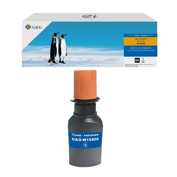 Тонер G&G до HP 154X LJ Tank 1502/1602/2603 Black (5 000стор) G&G-W1540X фото