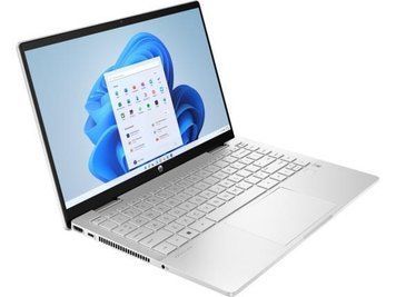 Ноутбук HP Pavilion x360 14-ek2005ua 14" FHD IPS Touch, Intel 5-120U, 16GB, F512GB, UMA, DOS, сріблястий AQ8P3EA фото