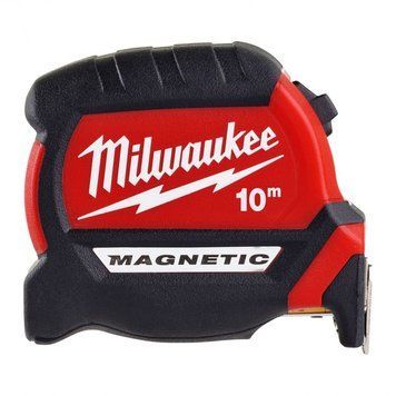 Рулетка Milwaukee Premium, 10мх27мм, з фіксатором змотування, АБС-пластик, магніт 4932464601 фото