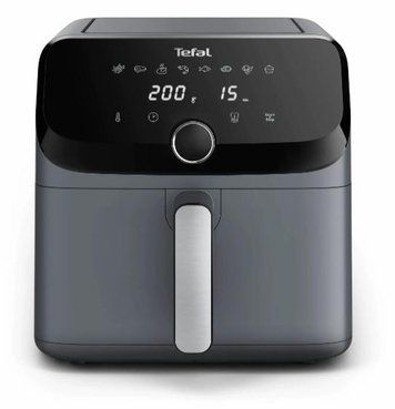 Мультипіч Tefal Easy Fry Mega, 1700Вт, чаша-7.5л, сенсорне керув., 8 програм, пластик, темно-сірий EY855BE0 фото