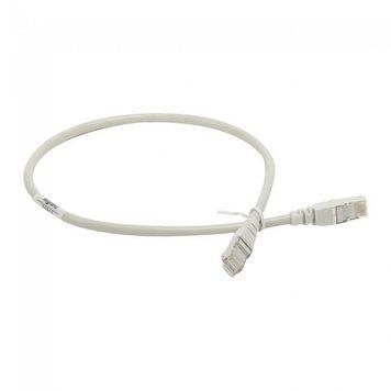 Патч-корд Legrand CAT 5e F-UTP, 0.5м, AWG 26, PVC, серый 051814 фото