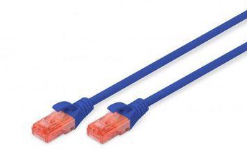 Патч-корд DIGITUS CAT 6 UTP, 5м, AWG 26/7, Cu, LSZH, синий DK-1617-050/B фото