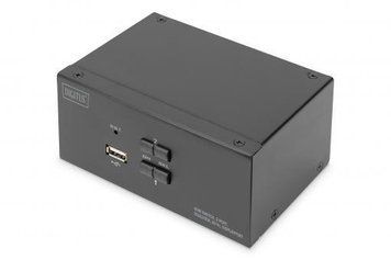 Комутатор DIGITUS Desktop DisplayPort KVM, 2 Port, Dual Display, 4K DS-12862 фото