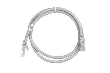 Патч-корд 2E САТ 6, UTP, 1м, 26AWG, RJ45, 7/0.16, Cu, PVC, серый 2E-PC6COP-100GRY фото