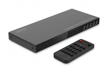 Перемикач DIGITUS 4x2 HDMI Matrix Switch / Multi-Viewer, 4K/30Hz DS-55345 фото