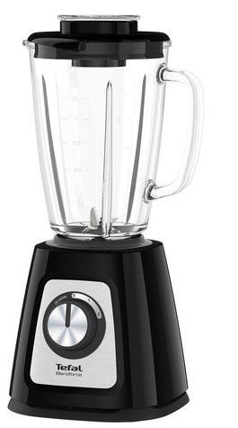 Блендер Tefal стаціонарний Blendforce 800Вт, чаша-1750мл, скло, чорний BL435831 фото