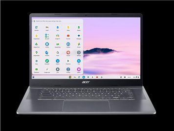Ноутбук Acer Chromebook Plus CB515-2H 15" FHD IPS, Intel i3-1315U, 8GB, F512GB, UMA, ChromeOS, серый NX.KNUEU.002 фото