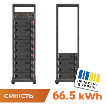 Акумулятор LP LiFePO4 Battery HVM 665,6V 100Ah (66560 Wh) BMS 160А P AB Lrack black (38264) LP38264 фото