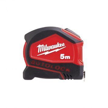 Рулетка Milwaukee Tape Measure Autolock, 5мх25мм, з фіксатором змотування, АБС-пластик 4932464663 фото