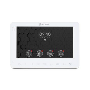 Відеодомофон 7" BCOM BD-780FHD White з детектором руху і записом відео 240565 фото