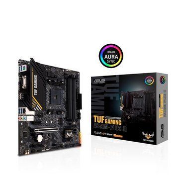 Материнcька плата ASUS TUF GAMING A520M-PLUS II sAM4 A520 4xDDR4 HDMI DVI D-Sub mATX 90MB17G0-M0EAY0 фото