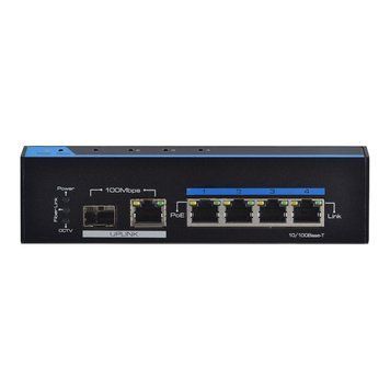 PoE-комутатор FoxGate S6004-ES-I 6-портовий некерований 272393 фото