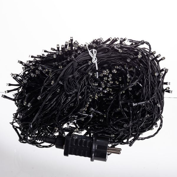 Гірлянда Різдвяна фея вулична 100 (м) 1000 LED чорний провід Білий CF1000L100MBW CF1000L100MBW фото