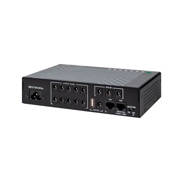 Джерело безперебійного живлення GreenVision GV-702-UPS-DC18-100W для Wi-Fi роутерів із вбудованим акумулятором 300589 фото