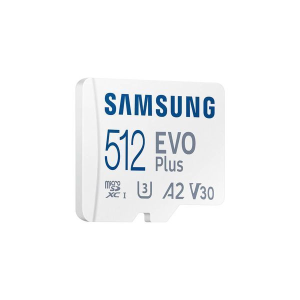 Карта пам'яті Samsung Evo Plus microSDXC 512GB UHS-I U3 V30 A2 + SD адаптер (MB-MC512SA/EU) 303241 фото