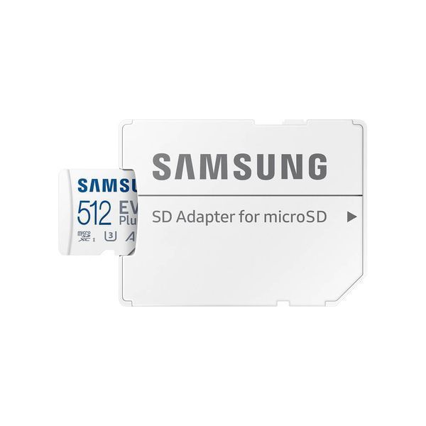 Карта пам'яті Samsung Evo Plus microSDXC 512GB UHS-I U3 V30 A2 + SD адаптер (MB-MC512SA/EU) 303241 фото