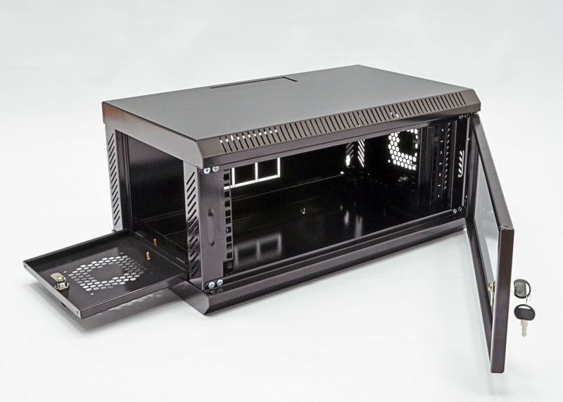 Шафа 4U, 600х350х284 мм (Ш*Г*В), акрилове скло UA-MGSWA435B фото