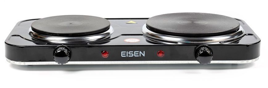 Плита електрична настільна EISEN EHP-258B (двокомфорна 1кВт+1,5кВт. 155мм+185мм) EHP-258B фото