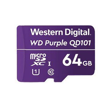 Картка пам'яті Western Digital MICRO SDXC 64GB UHS-I WDD064G1P0C WDC спеціалізована для відеоспостереження 115577 фото