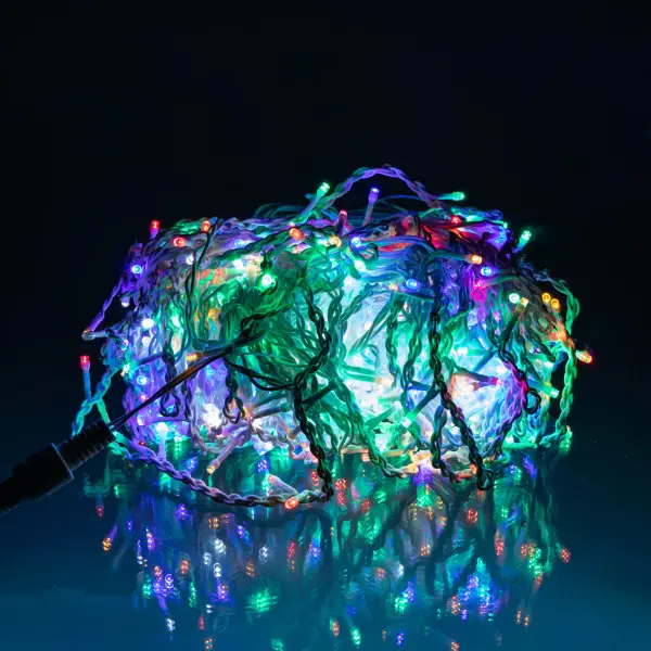 Уличная гирлянда Бахрома 36 м 600 LED белый провод Мультиколор 36MWML 36MWML фото