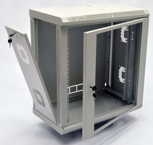 Шафа 12U, 600х350х640 мм (Ш*Г*В), акрилове скло UA-MGSWA1235G фото
