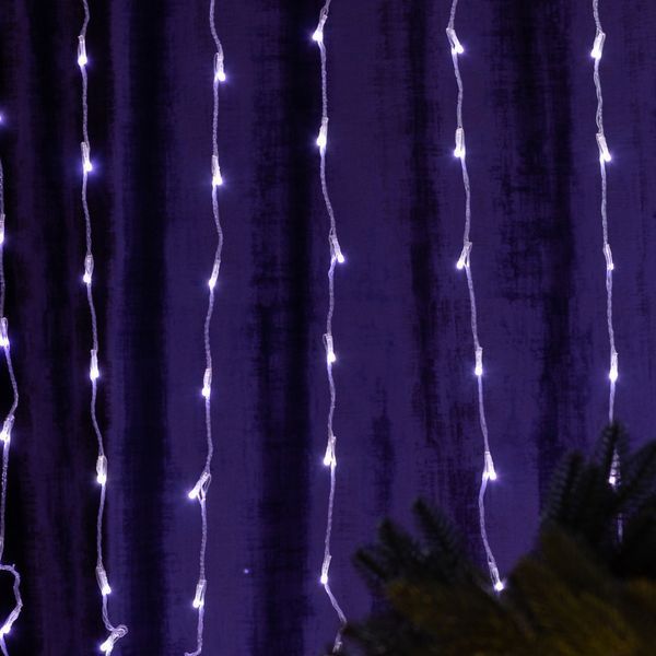 Гірлянда світлодіодна GarlandoPro 270 LED Водоcпад 3х3 м 10 ліній 8 режимів Білий 1733051W 1961080646 фото