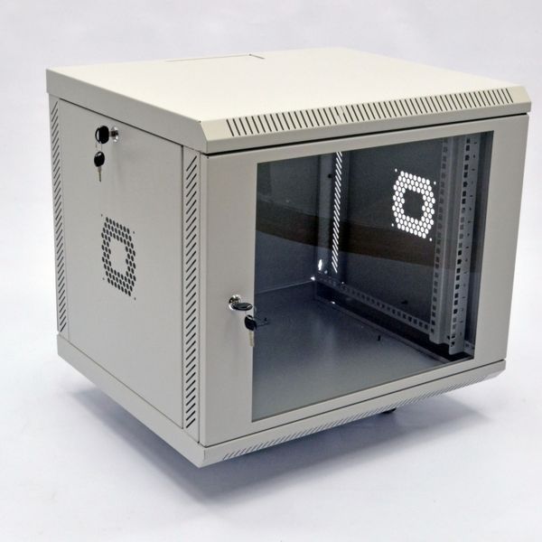 Шкаф 9U, 600х350х507 мм (Ш*Г*В), акриловое стекло UA-MGSWA935G фото