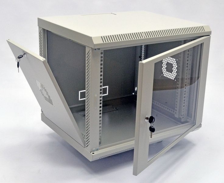 Шкаф 9U, 600х350х507 мм (Ш*Г*В), акриловое стекло UA-MGSWA935G фото