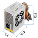Комп'ютерний блок живлення LP-MICRO-ITX-400-8-2SATA (1418) LP1418 фото 1