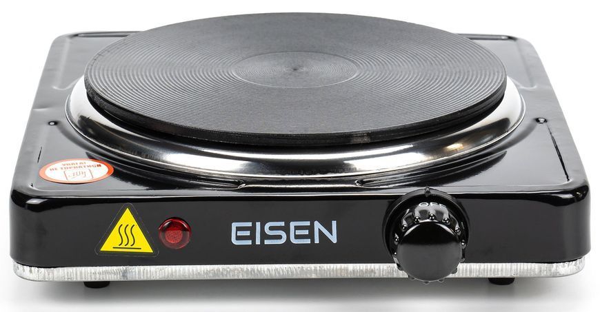 Плита електрична настільна EISEN EHP-158B, потужність 1500Вт, конфорка 185мм EHP-158B фото
