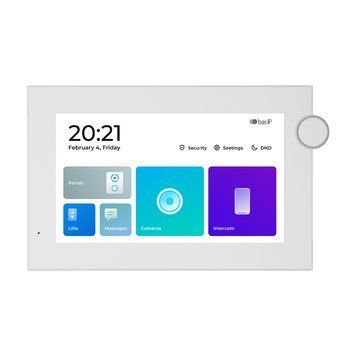 IP-відеодомофон Bas-IP AZ-07LL Linux 7" white з можливістю горизонтального та вертикального монтажу 273354 фото