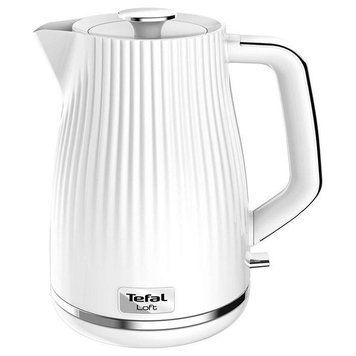 Електрочайник Tefal Loft 1.7л, Strix, пластик, білий KO250130 фото
