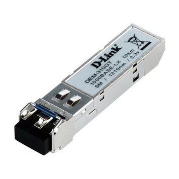 Трансивер D-Link DEM-310GT SFP, 1x1000BaseLX. SM 10км, LC (10шт/уп) DEM-310GT/10 фото