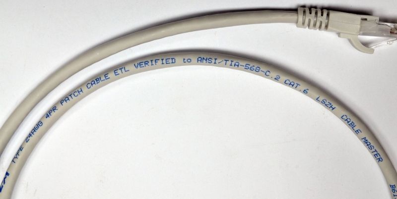 Патч-корд медный UTP кат. 6, 24AWG, 3.0 м, LSZH, EPNew CBL-62U3MGYLSZHZ-63 фото