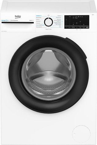Стиральная машина Beko фронтальная, 8кг, 1400, A+++, 55см, дисплей, инвертор, пар, белый BM3WFSU48435WB фото