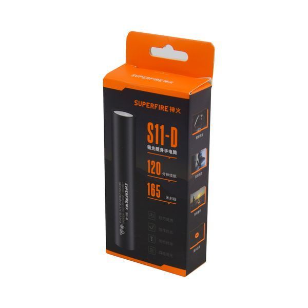 Ручний ліхтарик SUPERFIRE S11-D, що перезаряджається, з потужністю 2 Вт 248783 фото