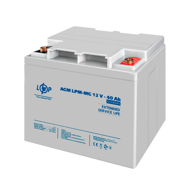 Акумулятор мультигелевий LPM-MG 12V - 40 Ah (3874) LP3874 фото