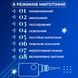 Гірлянда штора 3х0,7 м Зірки на 108 LED лампочок світлодіодна 6 великих та 6 маленьких зірок 9В 8 режимів Синій 1733054BL 1961086554 фото 6