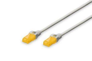 Патч-корд DIGITUS САТ 6A U-UTP, 10м, AWG 26/7, Cu, LSZH, серый DK-1613-A-100 фото