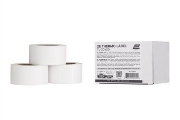 Термоетикетка 2E TL-30x20 700ет (3 рулони) 2E-TL-30X20 фото