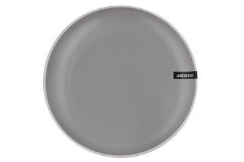 Тарелка десертная Ardesto Cremona Dusty grey, 19см, керамика, серый AR2919GRC фото