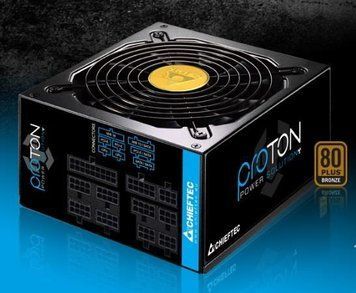Блок живлення CHIEFTEC Proton (850W), >85%, 80+ Bronze, 140мм, 1xMB 24pin(20+4), 1xCPU 8pin(4+4), 1xCPU 8pin, 3xMolex, 9xSATA, 6xPCIe 8pin(6+2), Fully Modular BDF-850C фото